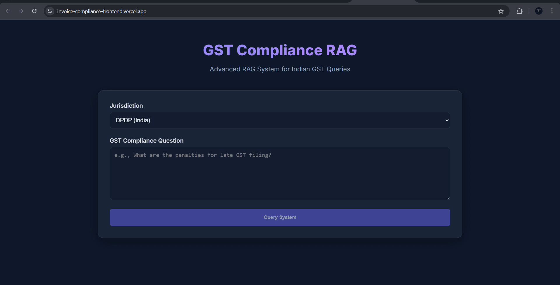GST Compliance Copilot