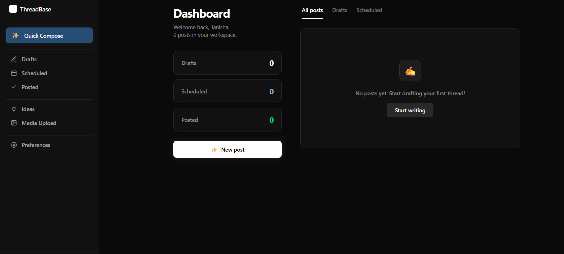 Scheduling Interface